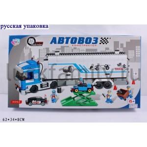 КОНСТРУКТОР ПЛАСТ. АВТОВОЗ С АКСЕСС., 600ДЕТ. 3054 В РУСС. КОР. 62*34*8СМ  в кор.2*6шт ― Luckfamily.ru