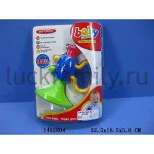 ПОГРЕМУШКА НА БЛИСТЕРЕ 22*16*5СМ в кор.96шт ― Luckfamily.ru