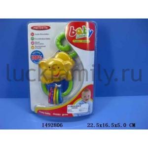 ПОГРЕМУШКА НА БЛИСТЕРЕ 22*16*5СМ в кор.96шт ― Luckfamily.ru