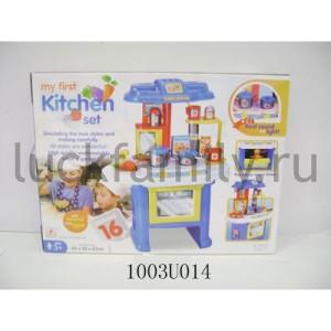 ИГРОВОЙ НАБОР КУХНЯ СО СВЕТОМ И ЗВУКОМ, С АКСЕСС. В КОР. в кор.8шт ― Luckfamily.ru