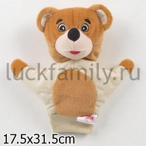 ИГРУШКА-РУКАВИЧКА "МИШКА" в кор.32шт ― Luckfamily.ru