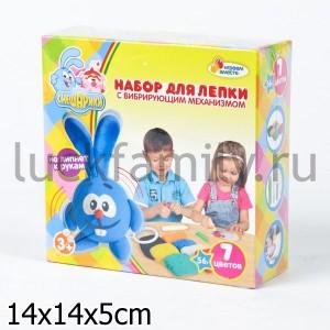 НАБОР Д/ЛЕПКИ "ИГРАЕМ ВМЕСТЕ" "СМЕШАРИКИ" (МАССА Д/ЛЕПКИ 7 ШТ*8 ГР+ИНСТРУМЕНТЫ) В КОР. в кор.2*24шт ― Luckfamily.ru