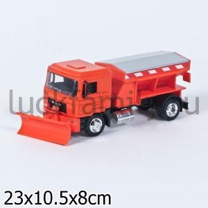 МАШИНА МЕТАЛЛ. СНЕГОУБОР.  MAN F2000 1:43 В КОР. в кор.3*12шт ― Luckfamily.ru