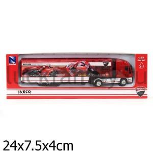 МАШИНА МЕТАЛЛ. ГРУЗОВИК, ЦВЕТ В АССОРТ. 1:87 В КОР. в кор.8*12шт ― Luckfamily.ru
