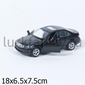 МАШИНА МЕТАЛЛ. ИНЕРЦ. MERCEDES BENZ C-CLASS 1:32, ОТКРЫВ. ДВЕРИ В КОР. в кор.4*12шт ― Luckfamily.ru