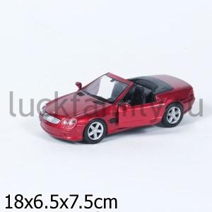МАШИНА МЕТАЛЛ. ИНЕРЦ. MERCEDES BENZ SL500 1:32, ОТКРЫВ. ДВЕРИ В КОР. в кор.4*12шт ― Luckfamily.ru
