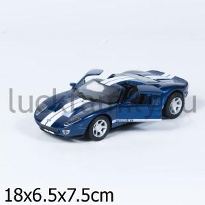 МАШИНА МЕТАЛЛ. ИНЕРЦ. FORD GT" 1:32, ОТКРЫВ. ДВЕРИ В КОР. в кор.4*12шт ― Luckfamily.ru
