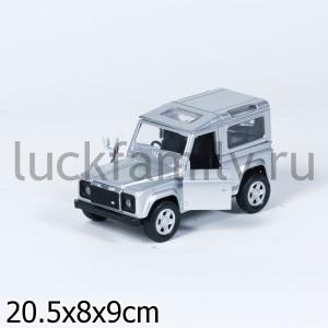 МАШИНА МЕТАЛЛ. ИНЕРЦ. LAND ROVER DEFENDER 1:32, ОТКРЫВ. ДВЕРИ В КОР. в кор.4*12шт ― Luckfamily.ru