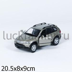 МАШИНА МЕТАЛЛ. ИНЕРЦ. "BMW X5" 1:32, ОТКРЫВ. ДВЕРИ В КОР. в кор.4*12шт ― Luckfamily.ru