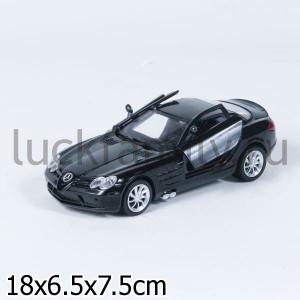 МАШИНА МЕТАЛЛ. "MERCEDES BENZ SLR MCLAREN" 1:32, ОТКРЫВ. ДВЕРИ, В АССОРТ. В КОР. в кор.4*12шт ― Luckfamily.ru