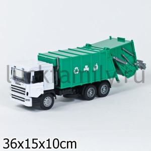 МАШИНА МЕТАЛЛ. МУСОРОВОЗ "SCANIA R124/400" 1:32, ОТКРЫВ. ДВЕРИ, В АССОРТ. В КОР. в кор.2*6шт ― Luckfamily.ru
