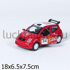 МАШИНА МЕТАЛЛ. "CITROEN C2 SPORT" 1:32, ОТКРЫВ. ДВЕРИ В КОР. в кор.4*12шт ― Luckfamily.ru