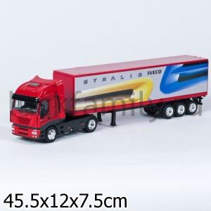 МАШИНА МЕТАЛЛ. ГРУЗОВИК "IVECO" 1:43, ОТКРЫВ. ДВЕРИ В КОР. в кор.12шт ― Luckfamily.ru