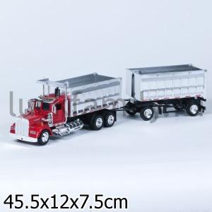 МАШИНА МЕТАЛЛ. ГРУЗОВИК "KENWORTH T900" 1:43 С ПРИЦЕПОМ В КОР. в кор.12шт ― Luckfamily.ru