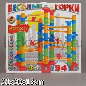 КРОХА "ВЕСЕЛЫЕ ГОРКИ" (КОНСТРУКТОР 94 ДЕТ.) в кор.13шт ― Luckfamily.ru