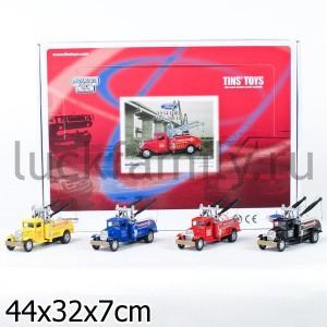 МАШИНА "FORD 34 BB-157" МЕТАЛЛ. ИНЕРЦ. ОТКРЫВ. ДВЕРИ, ЦВЕТ В АССОРТ. В ДИСПЛЕЕ УП-12ШТ в кор.2*4уп ― Luckfamily.ru