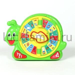 ИГРУШКА "УМКА" "АЗБУКА-УЛИТКА" ОЗВУЧ., РУССИФИЦ. В РУСС. КОР. в кор.24шт ― Luckfamily.ru