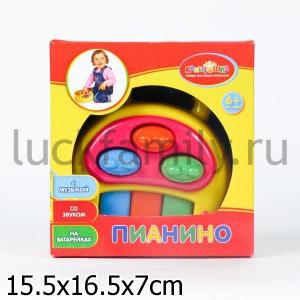 ИГРУШКА "ИГРАЕМ ВМЕСТЕ" "ПИАНИНО" НА БАТ. ОЗВУЧ., ЦВЕТ В АССОРТ. В КОР. в кор.4*12шт ― Luckfamily.ru