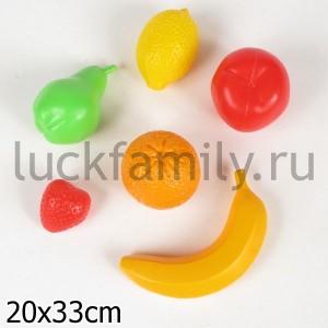 НАБОР "ФРУКТЫ" 6 ПРЕДМЕТОВ В ПАК. в кор.32шт ― Luckfamily.ru