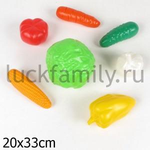 НАБОР "ОВОЩИ" 7 ПРЕДМЕТОВ В ПАК. в кор.18шт ― Luckfamily.ru