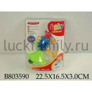 ПОГРЕМУШКА ЦВЕТ В АССОРТ. MS0013 НА БЛИСТЕРЕ 22*16*3СМ в кор.96шт ― Luckfamily.ru