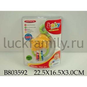 ПОГРЕМУШКА НА БЛИСТЕРЕ 22*16*3СМ в кор.96шт ― Luckfamily.ru