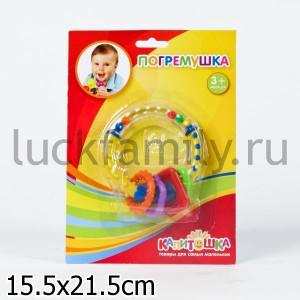 ПОГРЕМУШКА "ИГРАЕМ ВМЕСТЕ" "КАПИТОШКА" "КРУЖОК С ФИГУРКАМИ" НА БЛИСТЕРЕ 21,5*15,5СМ в кор.2*24шт ― Luckfamily.ru