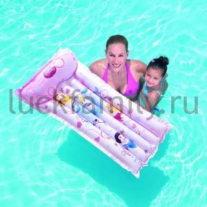 МАТРАС Д/ПЛАВАНИЯ BESTWAY НАДУВ. ДЕТСКИЙ 119*61СМ, ДИЗАЙН ПРИНЦЕССЫ DISNEY (БОИТСЯ ХОЛОДА) в кор12шт ― Luckfamily.ru