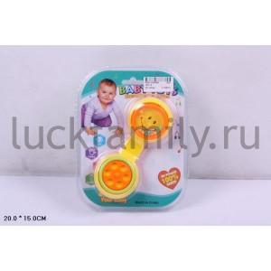 ПОГРЕМУШКА ЦВЕТ В АССОРТ. 160-10 НА БЛИСТЕРЕ 20*15СМ в кор.2*120шт ― Luckfamily.ru