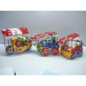 КОНСТРУКТОР "ИГРАЕМ ВМЕСТЕ" "САМОДЕЛКИН" ПЛАСТ. С КЛЮЧОМ 1399-004 В ПАК. 24*24СМ в кор.2*24шт ― Luckfamily.ru