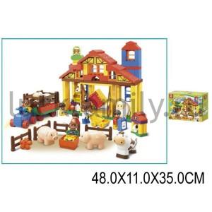 КОНСТРУКТОР ПЛАСТ. ФЕРМА С ФИГУРКАМИ И АКСЕСС., 114ДЕТ. В КОР. 48*11*35СМ в кор.10шт ― Luckfamily.ru