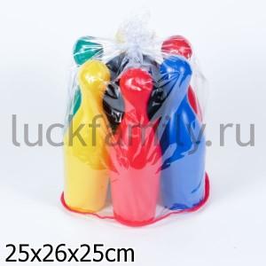 НАБОР БОУЛИНГ (6 КЕГЛЕЙ + 1 ШАР) в кор.16шт ― Luckfamily.ru