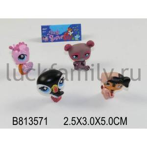 ЗВЕРУШКА В АССОРТ. 6699-A0 В ПАК. 2*3*5СМ в кор.4*300шт ― Luckfamily.ru