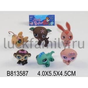 ЗВЕРУШКА В АССОРТ. 6699-B1 В ПАК. 4*5*4СМ в кор.4*300шт ― Luckfamily.ru