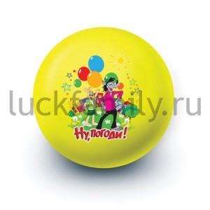 МЯЧ "ИГРАЕМ ВМЕСТЕ" "НУ, ПОГОДИ!", В АССОРТ. В СЕТКЕ 33СМ в кор.96шт ― Luckfamily.ru