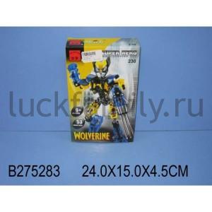 КОНСТРУКТОР ПЛАСТ. РОБОТ С АКСЕСС. 230 В КОР. 24*15*4СМ в кор.48шт (Р) ― Luckfamily.ru