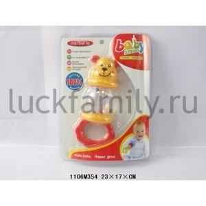 ПОГРЕМУШКА НА БЛИСТЕРЕ 23*17СМ в кор.96шт ― Luckfamily.ru