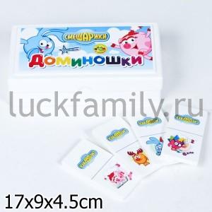 ДОМИНО БОЛЬШОЕ "СМЕШАРИКИ" в кор.15шт ― Luckfamily.ru