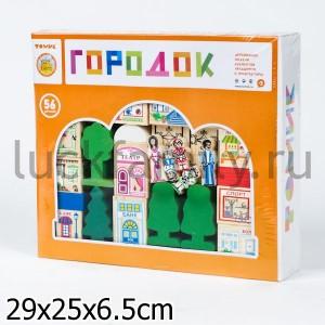 КОНСТРУКТОР "ГОРОДОК" ТЕМАТИЧЕСКИЙ в кор.7шт ― Luckfamily.ru