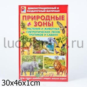 НАСТ. ИГРА "ПРИРОДНЫЕ ЗОНЫ: ЖИВОТНЫЕ И РАСТЕНИЯ. СУБТРОПИКИ, ТРОПИКИ И САХАРА" в кор.14шт ― Luckfamily.ru