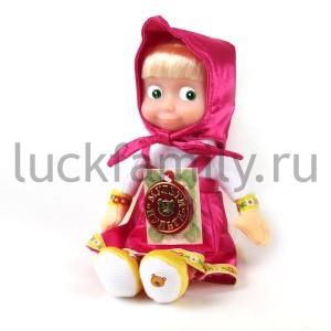 МЯГКАЯ ИГРУШКА "МУЛЬТИ-ПУЛЬТИ" МАША ПЛАСТ. ЛИЦО (М/Ф МАША И МЕДВЕДЬ) МУЗ. ЧИП В ПАК. 22СМ в кор.24шт ― Luckfamily.ru