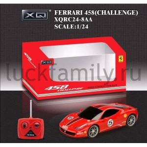 МАШИНА Р/У "FERRARI F458 CHALLENGE" 1:24 В КОР. в кор.12шт ― Luckfamily.ru