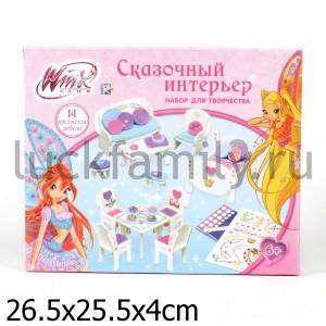 НАБОР Д/ТВОРЧЕСТВА "ИГРАЕМ ВМЕСТЕ" WINX "СКАЗОЧНЫЙ ИНТЕРЬЕР" В РУСС. КОР. в кор.36шт ― Luckfamily.ru