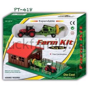 ИГРОВОЙ НАБОР "ФЕРМА" МЕТАЛЛ. С АКСЕСС. В КОР. в кор.2*12шт ― Luckfamily.ru