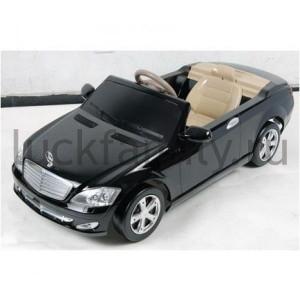 МАШИНА "BUGATI" НА АККУМ. ЧЕРНАЯ MERCEDES-BENZ S-CLASS 2-2,5КМ/ЧАС, 6В7АЧ, ДО 30 КГ, 124СМ в кор.1шт ― Luckfamily.ru