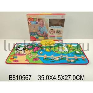 ДЕТСКИЙ ИГРОВОЙ КОВРИК МУЗ. ОБУЧАЮЩ. LX6233A В КОР. 35*5*27СМ в кор.2*24шт ― Luckfamily.ru