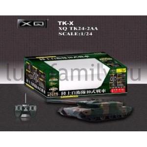 ТАНК Р/У "TK-X" 1:24, СВЕТ+ЗВУК В КОР. в кор.4шт ― Luckfamily.ru