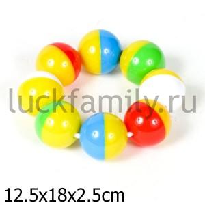 ПОГРЕМУШКА "БРАСЛЕТИК" в уп.50шт ― Luckfamily.ru