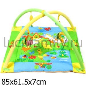 ИГРУШКА КОВРИК РАЗВИВАЮЩИЙ С ДУГАМИ "ЛУЖАЙКА" (С РЫБКОЙ) в кор.6шт ― Luckfamily.ru