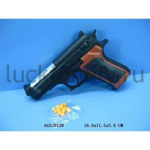 ПИСТОЛЕТ ПНЕВМ. С ПУЛЬКАМИ В ПАК. 16*12*3СМ в кор.2*144шт ― Luckfamily.ru